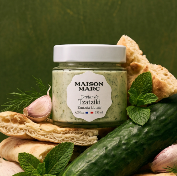 Caviar de tzatziki aux cornichons Maison Marc